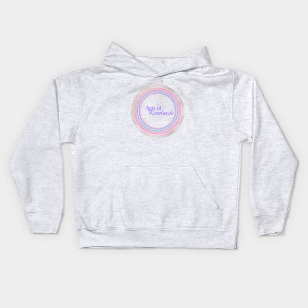 Acts of Kindness Kids Hoodie by Flowers Effect